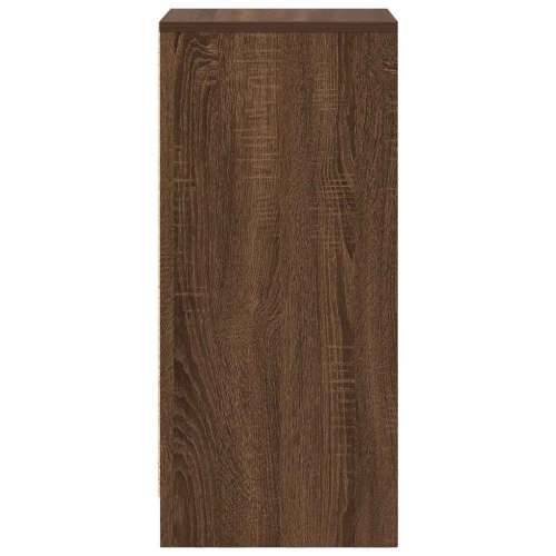 Komoda boja smeđeg hrasta 29,5x34x76 cm od konstruiranog drva - Smeđi hrast 1 Cijena