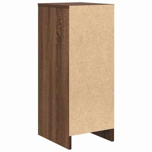 Komoda boja smeđeg hrasta 29,5x34x76 cm od konstruiranog drva - Smeđi hrast 1 Cijena