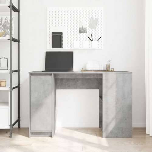 Stol beton sivi 120x42x76 cm konstruirano drvo - Beton siva Cijena