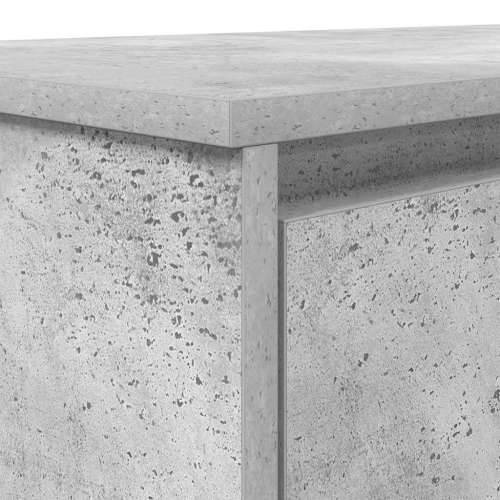 Stol beton sivi 120x42x76 cm konstruirano drvo - Beton siva Cijena