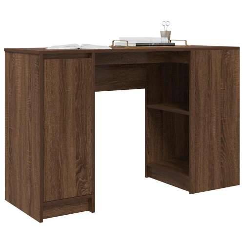 Radni stol smeđi hrast 120x42x76 cm konstruirano drvo - Smeđi hrast Cijena