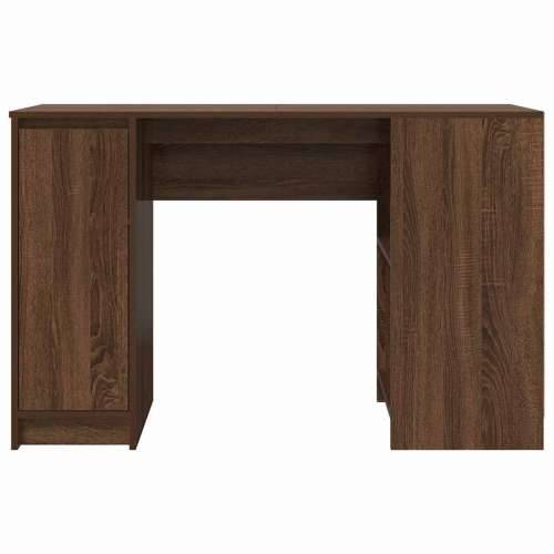 Radni stol smeđi hrast 120x42x76 cm konstruirano drvo - Smeđi hrast Cijena
