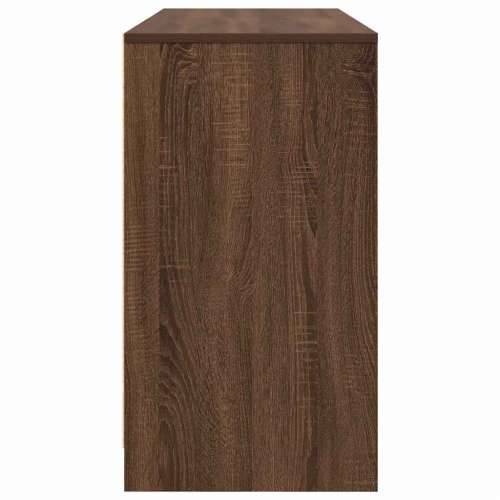 Radni stol smeđi hrast 120x42x76 cm konstruirano drvo - Smeđi hrast Cijena