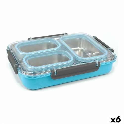 Kutija za užinu ThermoSport Thermosport Čelik Plastika 27,5 x 20 x 6 cm termalna (6 kom.) Cijena
