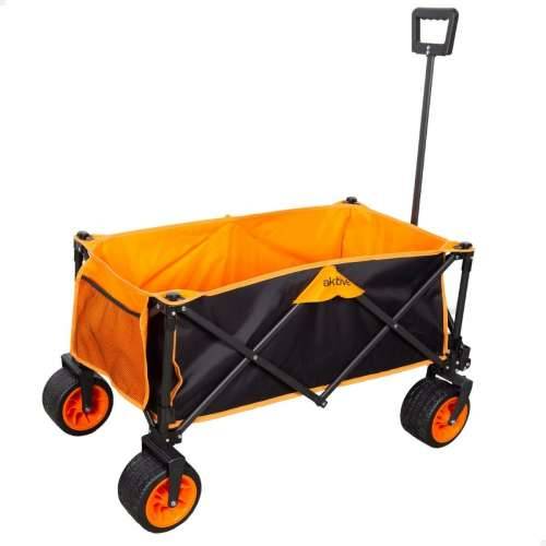 Višenamjenska Kolica Aktive Oranžna Poliester PVC Čelik 86 x 108 x 44 cm Sklopiv Plaža Cijena