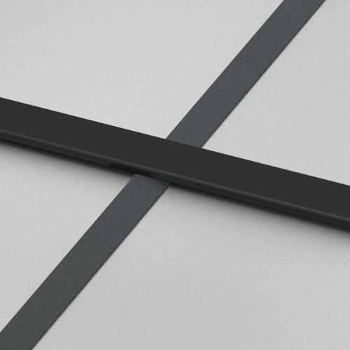 Klizna vrata s priborom crna 76 x 205 cm od ESG stakla - Crna Matirano 76 x 205 cm (klizna vodilica od 183 cm) 1 Cijena