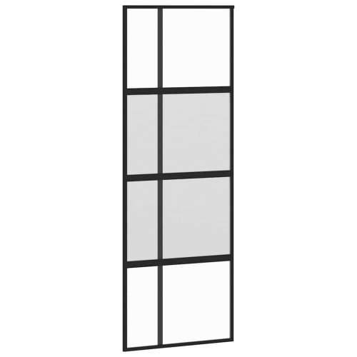 Klizna vrata s priborom crna 76 x 205 cm kaljeno staklo - black, matt and transparent 76 x 205 cm (213 cm sliding rail) 1 Mreže  Cijena