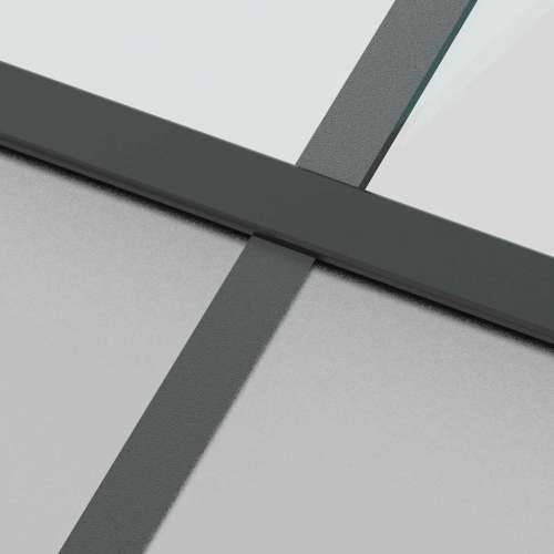 Klizna vrata s priborom crna 76 x 205 cm kaljeno staklo - black, matt and transparent 76 x 205 cm (213 cm sliding rail) 1 Mreže  Cijena