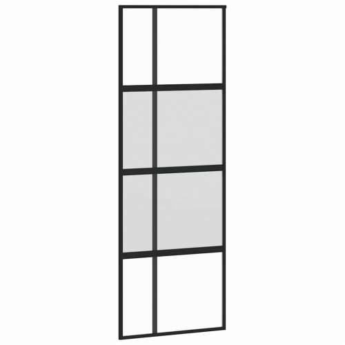 Klizna vrata s priborom crna 76 x 205 cm kaljeno staklo - black, matt and transparent 76 x 205 cm (klizna vodilica od 200 cm) 1  Cijena
