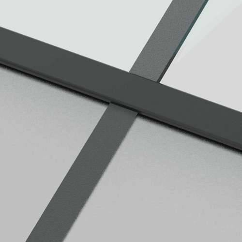 Klizna vrata s priborom crna 102,5 x 205 cm kaljeno staklo - black, matt and transparent 102.5 x 205 cm (200 cm sliding rail) 1  Cijena