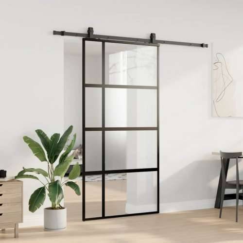 Klizna vrata s priborom crna 102,5 x 205 cm kaljeno staklo - black, matt and transparent 102.5 x 205 cm (213 cm sliding rail) 1  Cijena