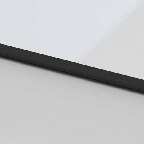 Klizna vrata s priborom crna 76 x 205 cm kaljeno staklo - 76 x 205 cm (213 cm sliding rail) 1 3 vodoravne šipke Cijena