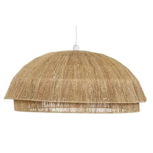 Stropna svjetiljka DKD Home Decor Svijetlo smeđi Juta Željezo 50 W 80 x 80 x 33 cm Cijena