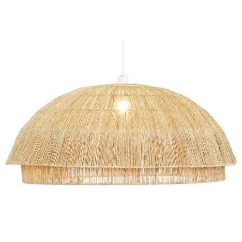 Stropna svjetiljka DKD Home Decor Svijetlo smeđi Juta Željezo 50 W 80 x 80 x 33 cm Cijena