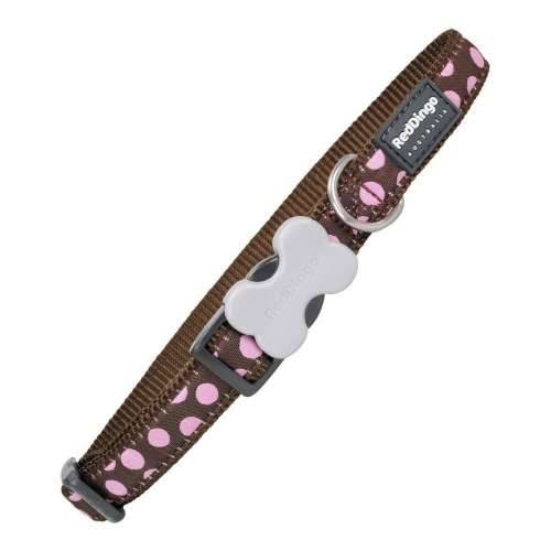 Ogrlica za pse Red Dingo Style Roza Grašak (2 x 31-47 cm) Cijena