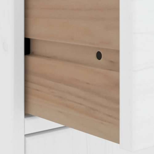 Bočni ormarići 5 kom ODDA bijeli 40x24x79 cm puno drvo bor - Bijela 1 7 shelves 3 drawers Cijena