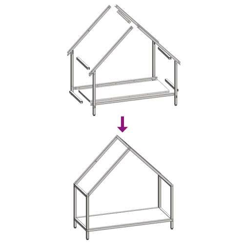 Stalak za drva bijeli 60x25x60 cm Hladno valjani čelik - Bijela 60 x 25 x 60 cm Cijena