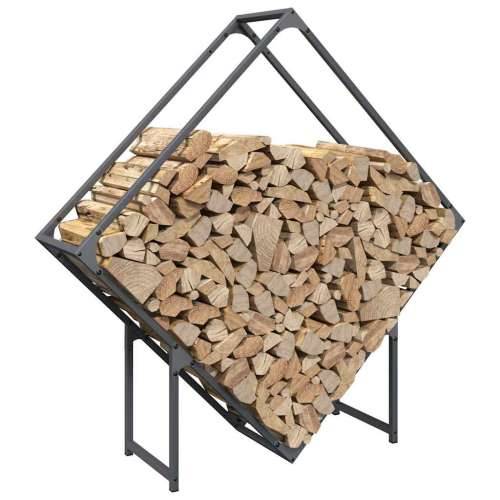 Stalak za drva antracit 100x25x100 cm Hladno valjani čelik - Antracit 100 x 25 x 100 cm Cijena