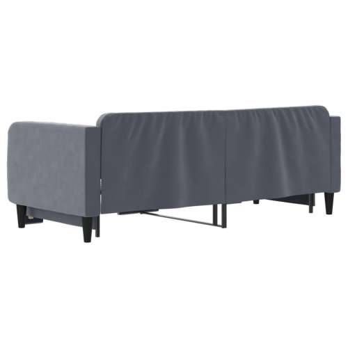 Dnevni krevet na razvlačenje bez madraca tamnosivi 80x200 cm - Tamno siva 80 x 200 cm s krevetom na izvlačenje Cijena