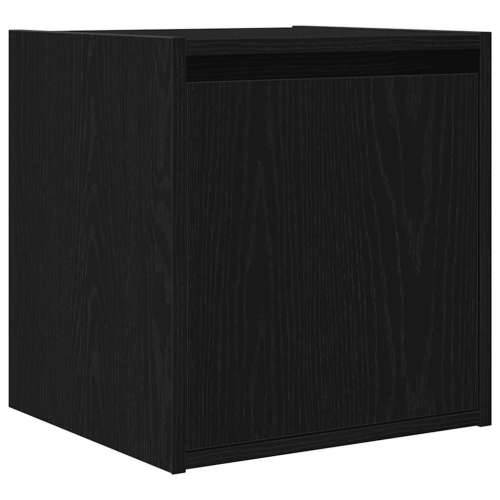 Zidni noćni ormarići 2 kom crni 38x34x40 cm - Crna 2 Cijena