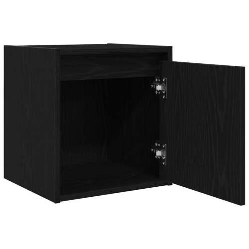 Zidni noćni ormarići 2 kom crni 38x34x40 cm - Crna 2 Cijena