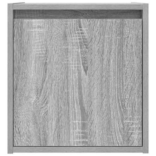 Zidni noćni ormarić boja sivog hrasta sonome 38x34x40 cm - Sivi hrast sonoma 1 Cijena