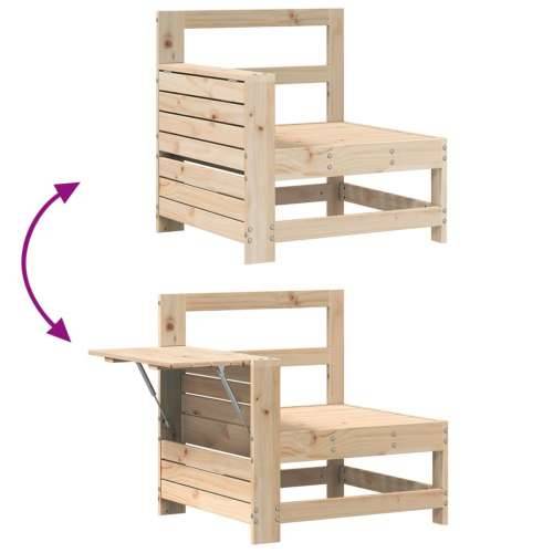 Vrtna garnitura - 7-dijelni set vrtnih sofa od masivne borovine - Prirodna boja bora 1 Cijena