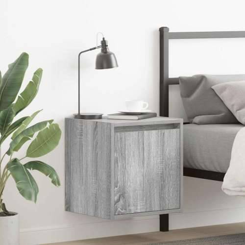 Zidni noćni ormarići 2 kom boja sivog hrasta sonome 38x34x40 cm - Sivi hrast sonoma 2 Cijena