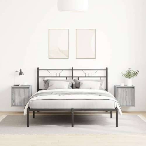 Zidni noćni ormarići 2 kom boja sivog hrasta sonome 38x34x40 cm - Sivi hrast sonoma 2 Cijena