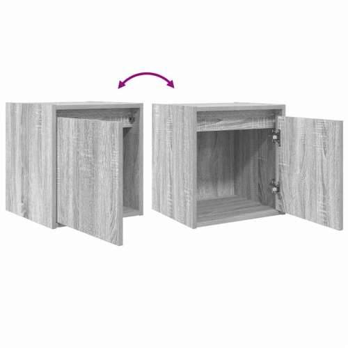 Zidni noćni ormarići 2 kom boja sivog hrasta sonome 38x34x40 cm - Sivi hrast sonoma 2 Cijena