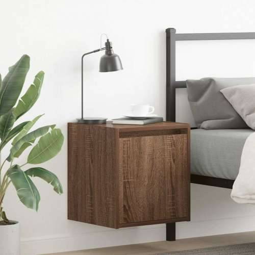 Zidni noćni ormarići 2 kom smeđa boja hrasta 38x34x40 cm - Smeđi hrast 2 Cijena