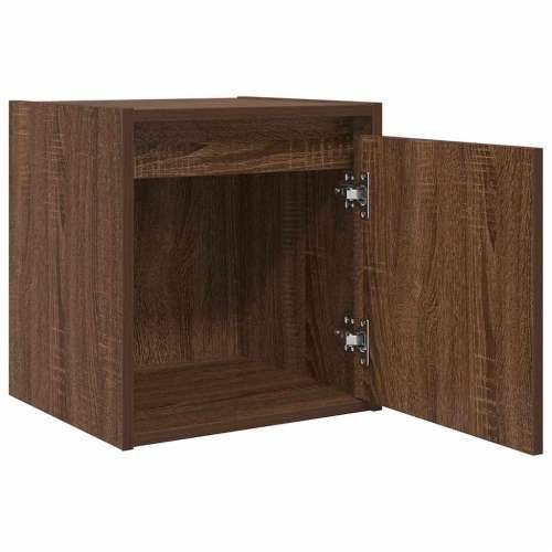 Zidni noćni ormarići 2 kom smeđa boja hrasta 38x34x40 cm - Smeđi hrast 2 Cijena