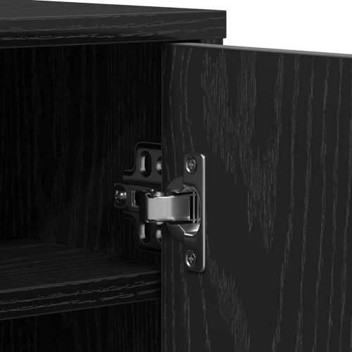Ormarić za cipele crni hrast 32 x 35 x 70 cm od iverice - Crni hrast 31.5 x 35 x 70 cm 1 shoe cabinet with door Cijena