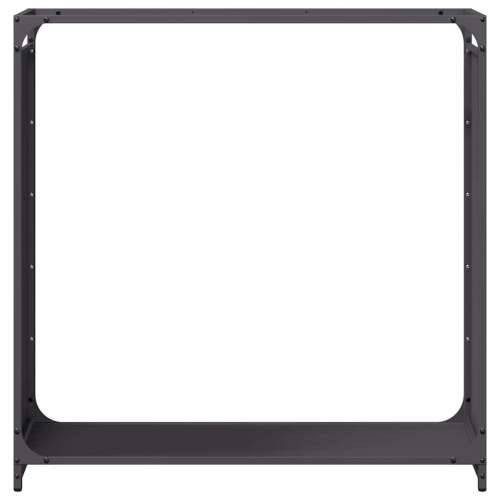 Stalak za drva crni 90x28x90 cm Hladno valjani čelik - Crna 90 x 28 x 90 cm Cijena