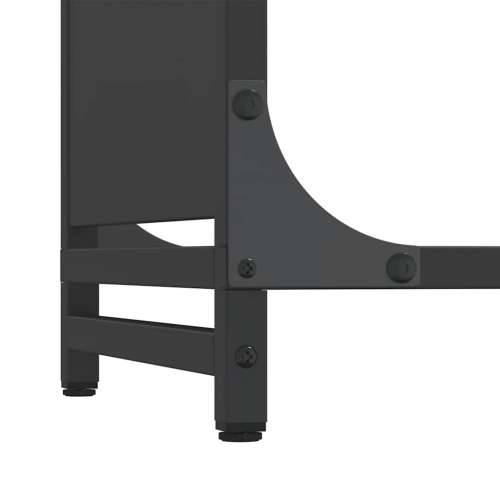 Stalak za drva crni 90x28x90 cm Hladno valjani čelik - Crna 90 x 28 x 90 cm Cijena