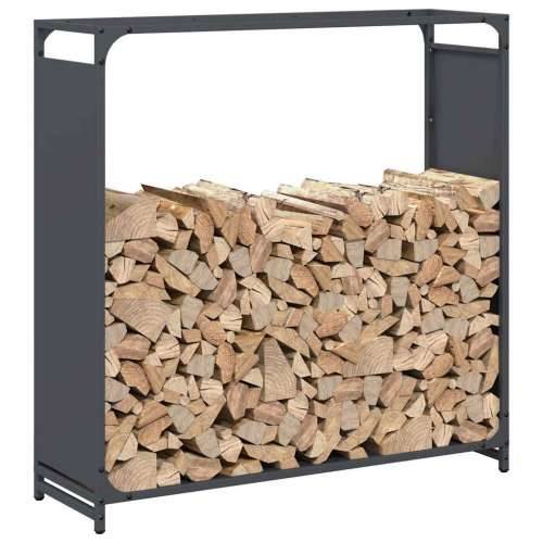 Stalak za drva antracit 90x28x90 cm Hladno valjani čelik - Antracit 90 x 28 x 90 cm Cijena