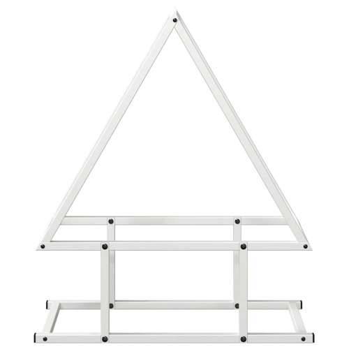 Stalak za drva bijeli 50x25x60cm hladno valjani čelik - Bijela 50 x 25 x 60 cm Cijena