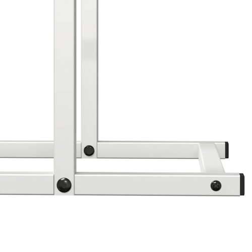 Stalak za drva bijeli 50x25x60cm hladno valjani čelik - Bijela 50 x 25 x 60 cm Cijena