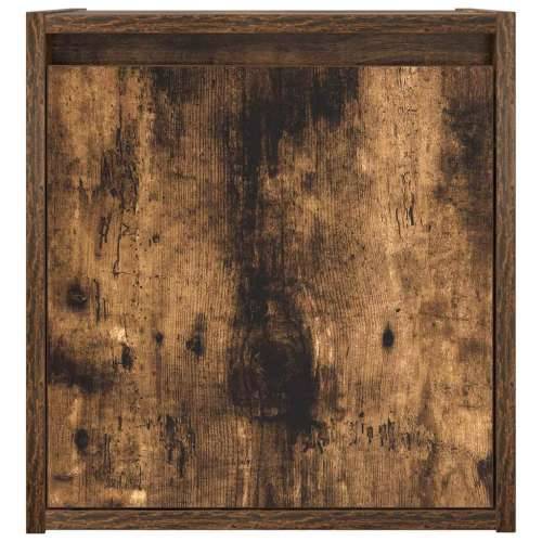 Zidni noćni ormarići 2 kom dimljenog hrasta 38x34x40 cm - Dimljeni hrast 2 Cijena