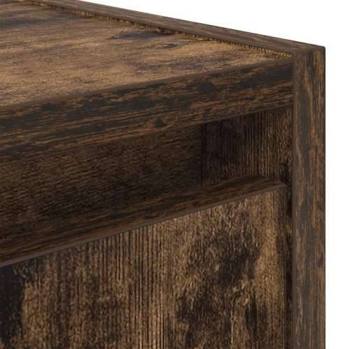 Zidni noćni ormarići 2 kom dimljenog hrasta 38x34x40 cm - Dimljeni hrast 2 Cijena