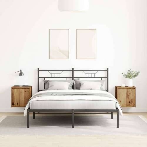 Zidni noćni ormarići 2 kom boja staro drvo 38x34x40 cm - Staro drvo 2 Cijena