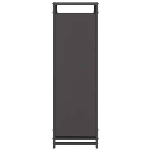 Stalak za drva crni 60x28x90 cm Hladno valjani čelik - Crna 60 x 28 x 90 cm Cijena