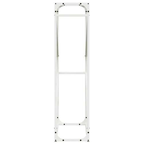 Stalak za drva bijeli 60x25x100 cm hladno valjani čelik - Bijela 60 x 25 x 100 cm Cijena
