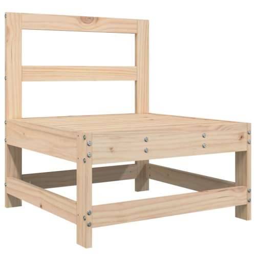 Vrtna garnitura - 7-dijelni set vrtnih sofa od masivne borovine - Prirodna boja bora 1 Cijena