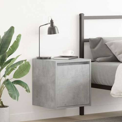 Zidni noćni ormarići 2 kom siva betona 38x34x40 cm - Beton siva 2 Cijena