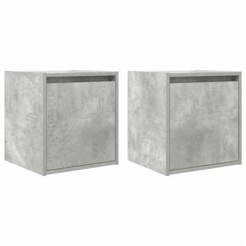 Zidni noćni ormarići 2 kom siva betona 38x34x40 cm - Beton siva 2 Cijena