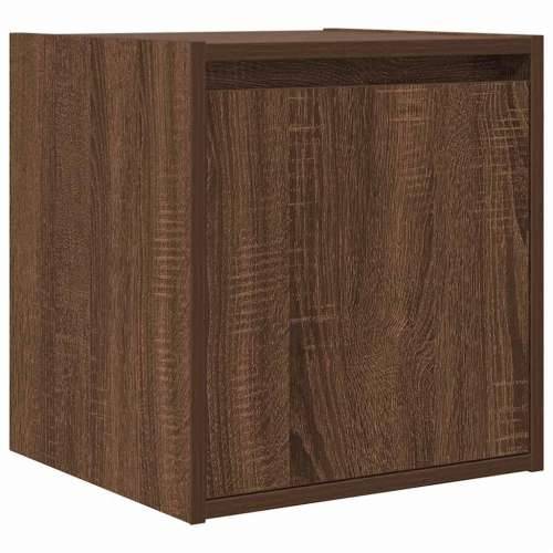 Zidni noćni ormarić boja smeđeg hrasta 38x34x40 cm - Smeđi hrast 1 Cijena
