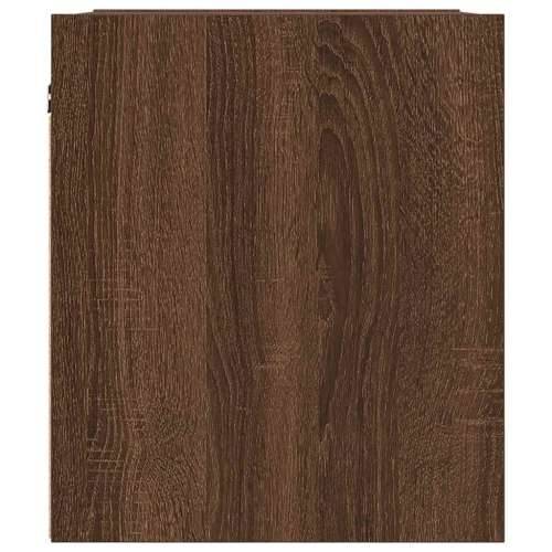 Zidni noćni ormarić boja smeđeg hrasta 38x34x40 cm - Smeđi hrast 1 Cijena