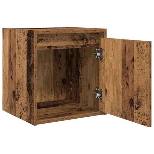 Zidni noćni ormarić boja staro drvo 38x34x40 cm - Staro drvo 1 Cijena