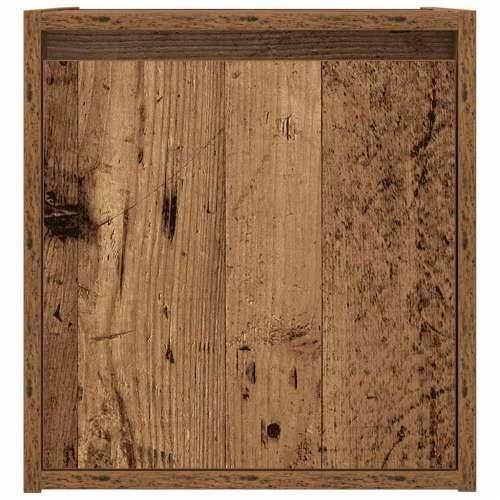 Zidni noćni ormarić boja staro drvo 38x34x40 cm - Staro drvo 1 Cijena